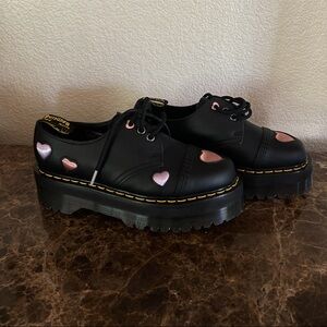 Dr. Martens 1461 Quad Heart Platform Derby NOWT Size 7